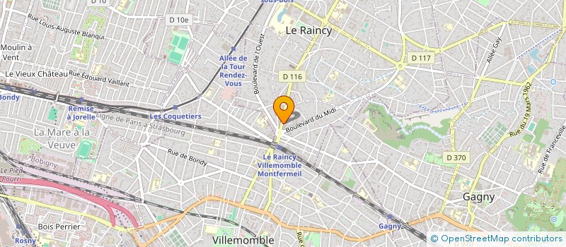 localisation de l'entreprise AMG GROUP à LE RAINCY