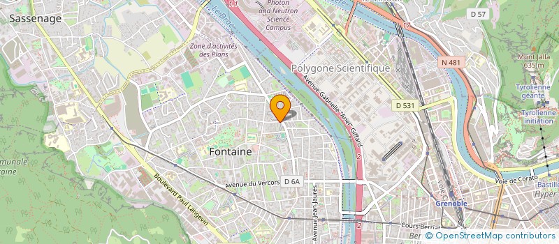 localisation de l'entreprise AMG HOLDING  FONTAINE