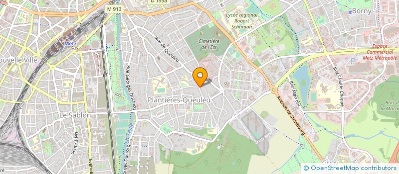 localisation de l'entreprise AMG IMMO  METZ