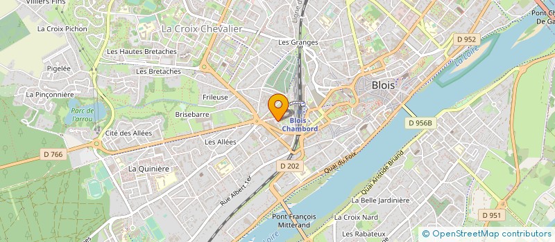 localisation de l'entreprise AMG IMMO  BLOIS