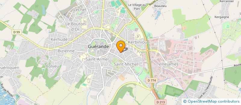 localisation de l'entreprise AMG IMMO  GUERANDE