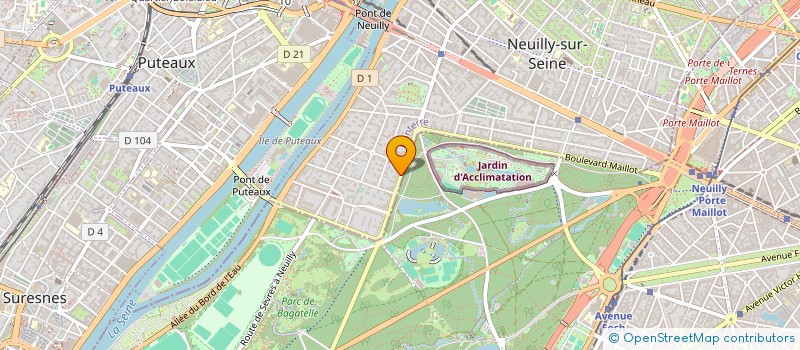 localisation de l'entreprise AMG IMMOBILIER à NEUILLY-SUR-SEINE
