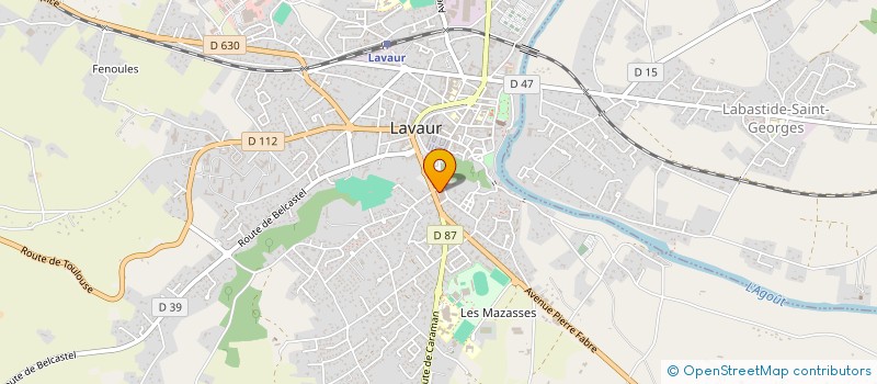 localisation de l'entreprise AMG-L  LAVAUR