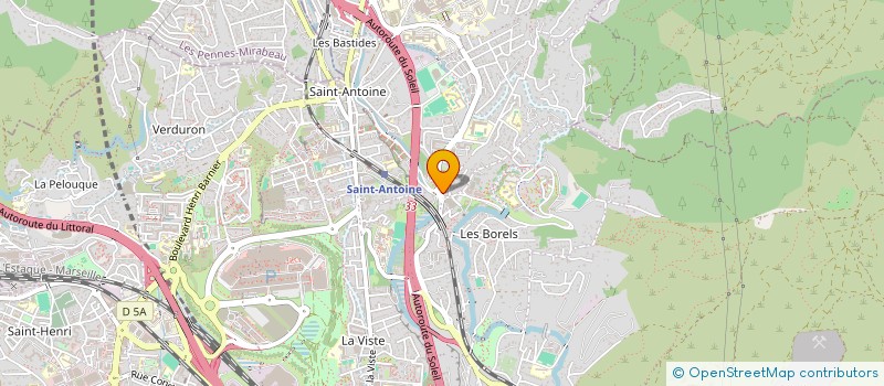 localisation de l'entreprise AMG LOGISTIQUE à MARSEILLE 15EME