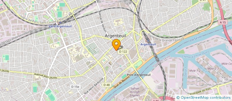 localisation de l'entreprise AMG PRO  ARGENTEUIL