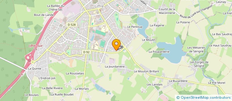 localisation de l'entreprise AMG PROJECT  LIFFRE