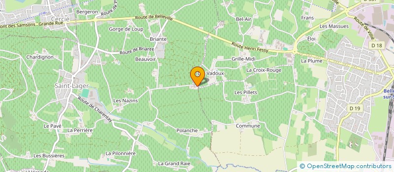 localisation de l'entreprise AMG PROMOTION  SAINT-LAGER