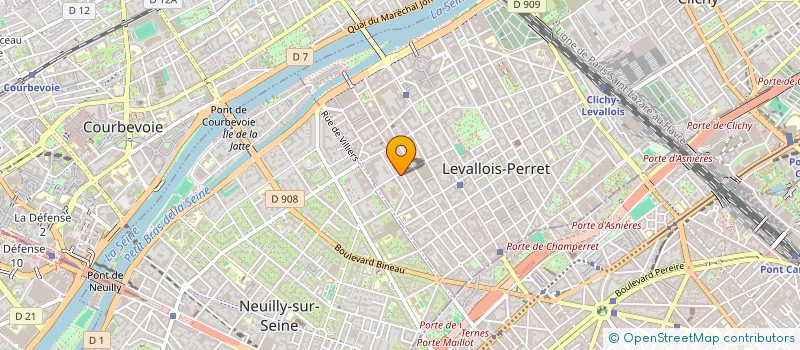 localisation de l'entreprise AMG.R GROUP à LEVALLOIS-PERRET