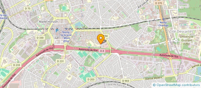 localisation de l'entreprise AMG SERVICES  NOISY-LE-GRAND