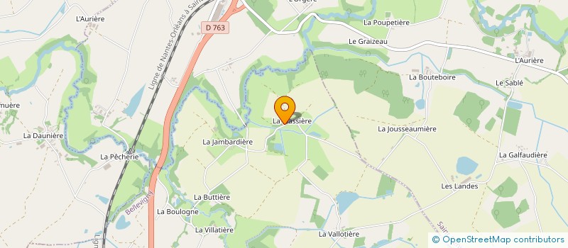 localisation de l'entreprise AMG SERVICES  POIRE SUR VIE (LE)