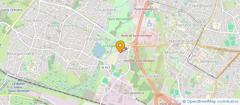 localisation de l'entreprise AMG SERVICES à NANTES