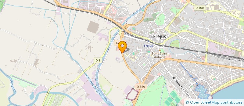 localisation de l'entreprise AMG SUD à FREJUS