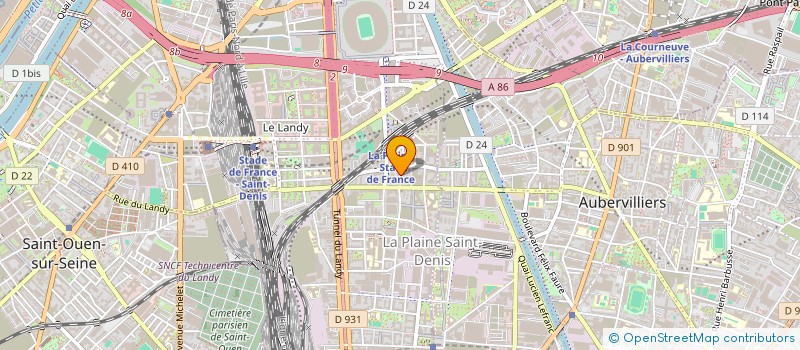 localisation de l'entreprise AMG TAXIS  SAINT-DENIS