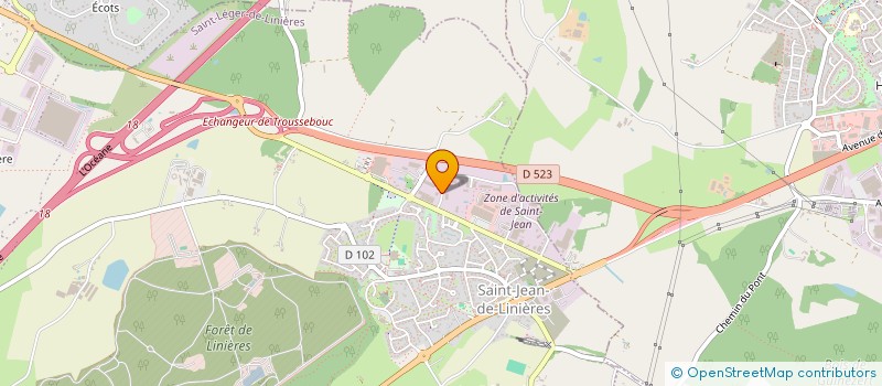 localisation de l'entreprise AMG TECHNIK  SAINT-LEGER-DE-LINIERES