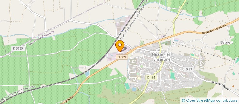 localisation de l'entreprise AMG TRAITEUR  NISSAN-LEZ-ENSERUNE