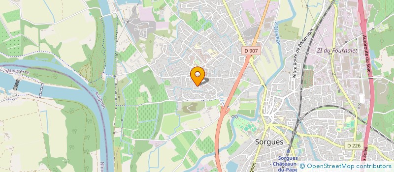 localisation de l'entreprise AMG TRANSPORTS  SORGUES