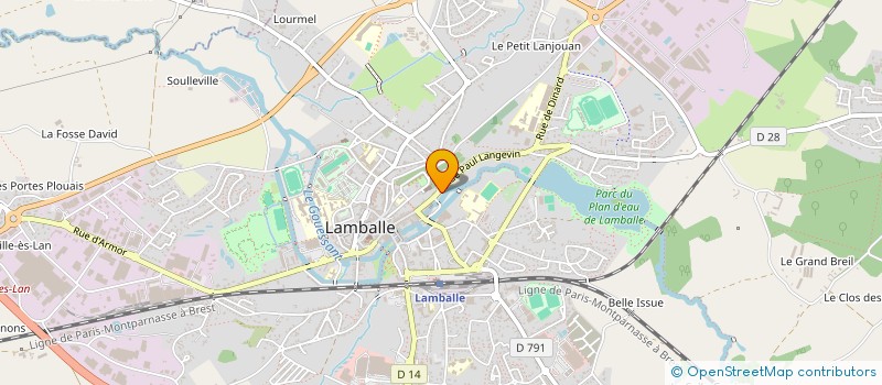 localisation de l'entreprise AMG2 à LAMBALLE-ARMOR