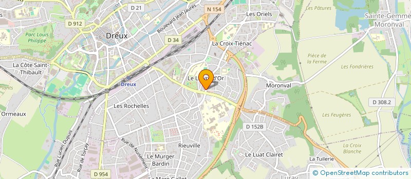 localisation de l'entreprise AMGA à DREUX