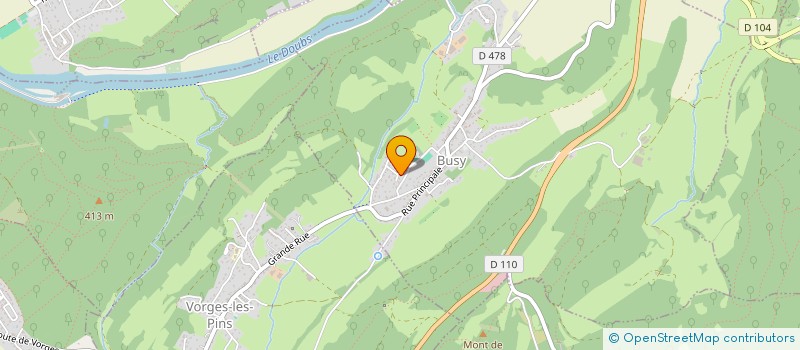 localisation de l'entreprise AMGAGNON  BUSY