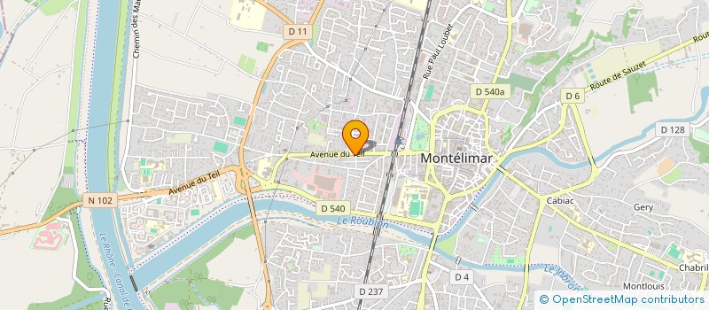 localisation de l'entreprise AMGC à MONTELIMAR