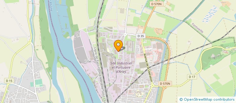 localisation de l'entreprise AMGC LOGISTIQUE à ARLES