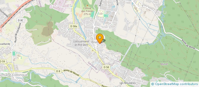 localisation de l'entreprise AMGCI à GARDANNE