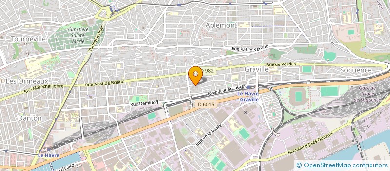 localisation de l'entreprise AMGD à LE HAVRE