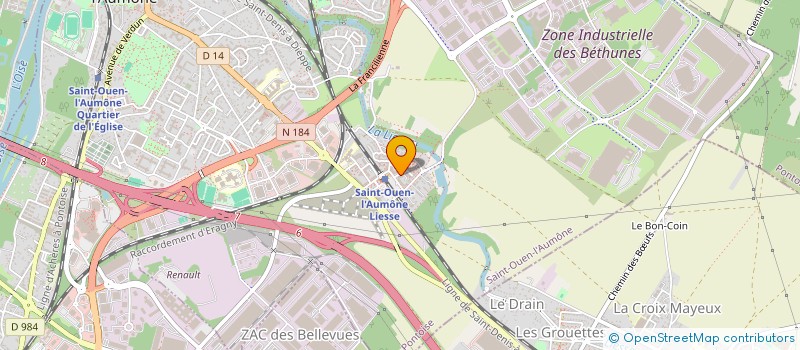 localisation de l'entreprise AMGDN  SAINT-OUEN-L'AUMONE