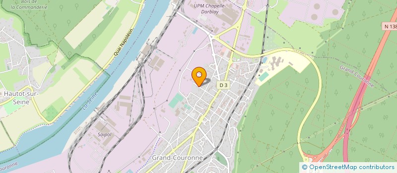 localisation de l'entreprise AMGE-APPICATION MAINTENANCE GENIE ELECTR à GRAND-COURONNE