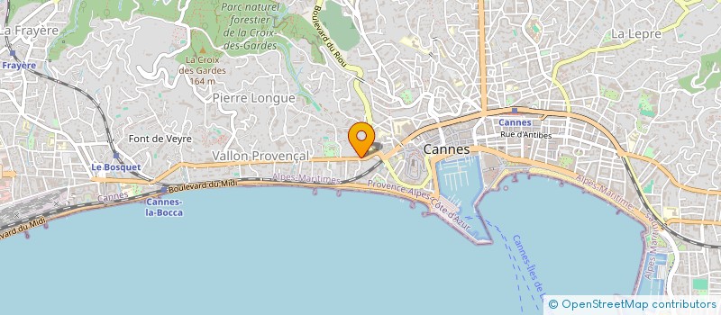localisation de l'entreprise AMGE GROUPE  CANNES