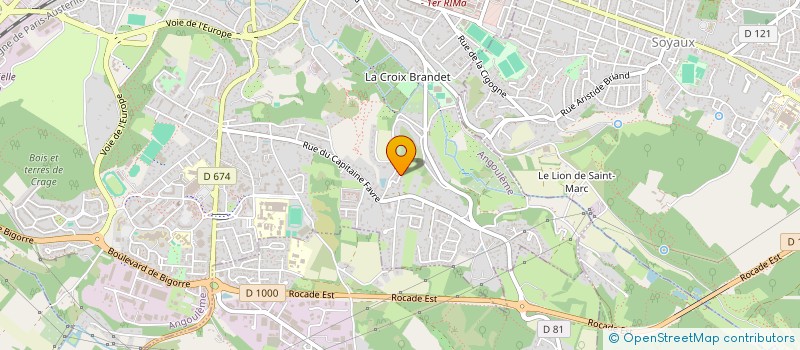 localisation de l'entreprise AMGE QUEIROGA IMMO à ANGOULEME