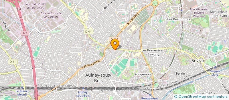 localisation de l'entreprise AMGE SERVICES à AULNAY-SOUS-BOIS