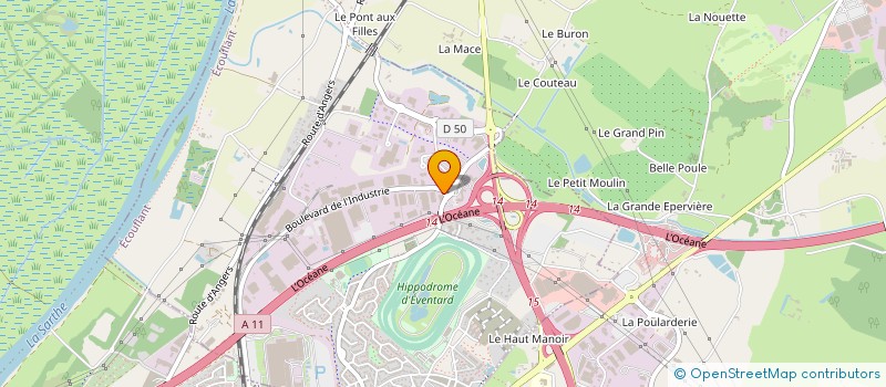 localisation de l'entreprise AMGELECTRICITE à ECOUFLANT
