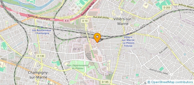 localisation de l'entreprise AMGF  VILLIERS-SUR-MARNE