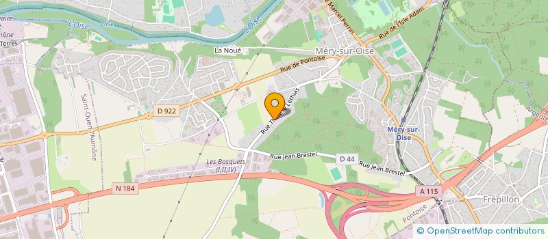 localisation de l'entreprise AMGHIT RENOVATION  MERY-SUR-OISE