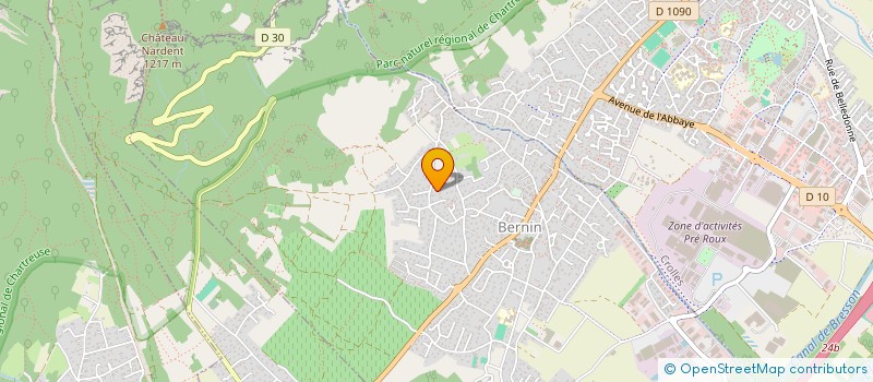 localisation de l'entreprise AMGHOLD INVEST  BERNIN