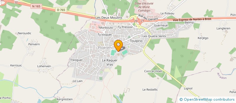 localisation de l'entreprise AMGOLFE 56 (AMG56)  PLOEREN