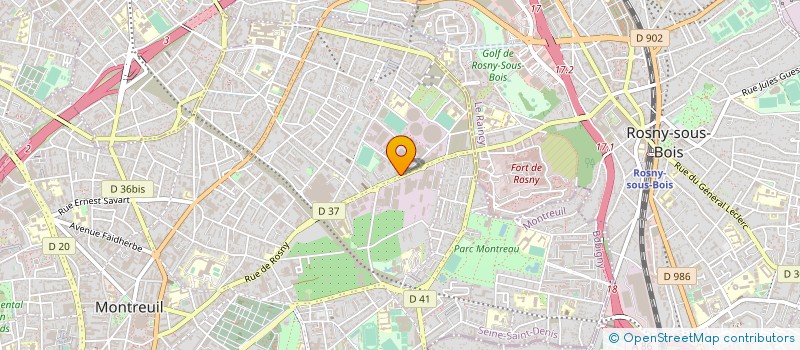 localisation de l'entreprise AMGOUN à MONTREUIL