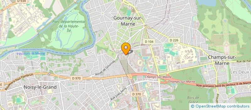 localisation de l'entreprise AMGP à CHAMPS-SUR-MARNE
