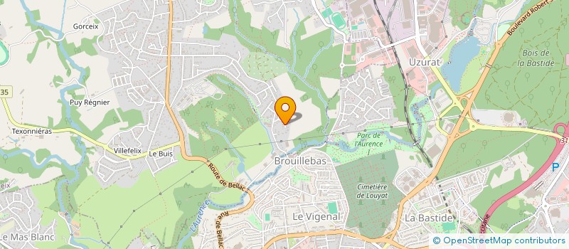 localisation de l'entreprise AMGP à COUZEIX