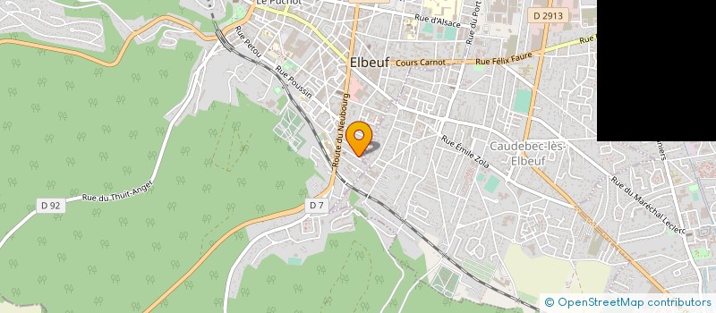 localisation de l'entreprise AMGPE à ELBEUF