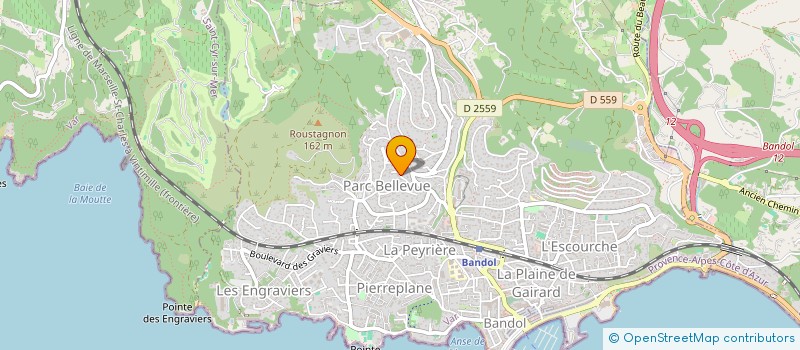 localisation de l'entreprise AMGR  BANDOL