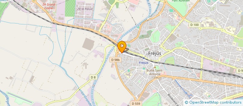 localisation de l'entreprise AMGTP  FREJUS