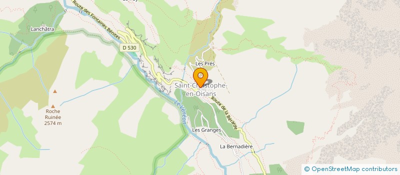 localisation de l'entreprise AMGUEBLUE  SAINT-CHRISTOPHE-EN-OISANS