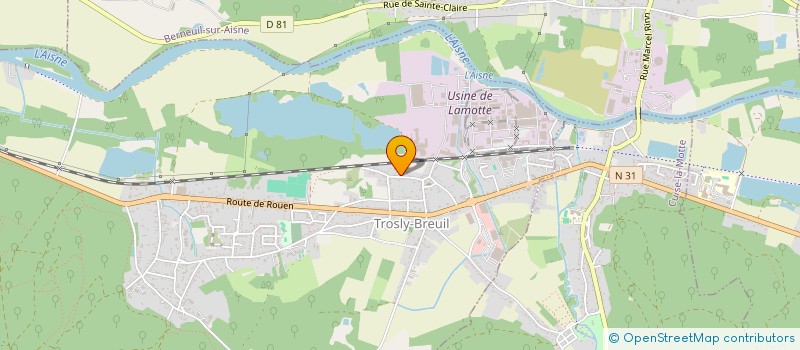 localisation de l'entreprise AMGV  MONTIGNY-LENGRAIN