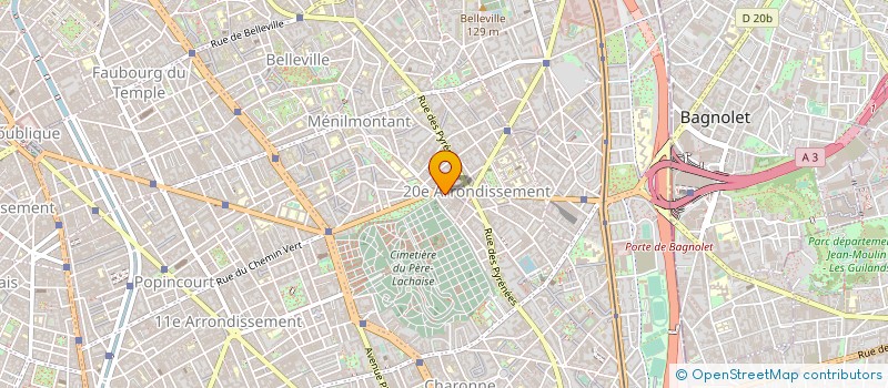 localisation de l'entreprise AMH à PARIS