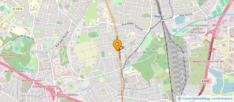 localisation de l'entreprise AMH  VILLENAVE-D'ORNON