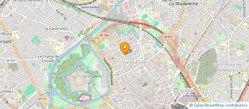 localisation de l'entreprise AMH à LILLE