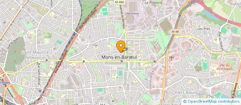 localisation de l'entreprise AMH  MONS-EN-BARUL