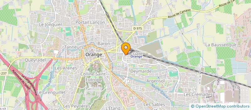 localisation de l'entreprise AMH  ORANGE